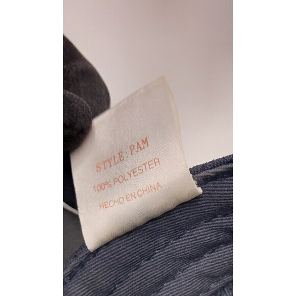 Michigan Wolverines Adjustable Hat Navy Blue Yellow Logo Vent Cobra One Size GUC - Picture 3 of 15